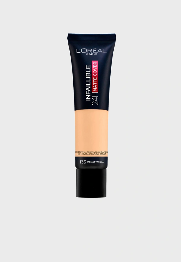 L'oreal Paris Infaillible 24h Matte Cover 135 Rad Vanilla 30ml főképe
